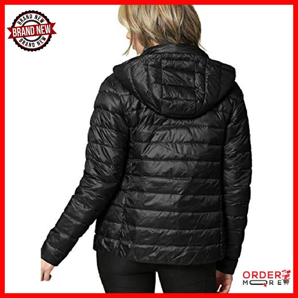 Packable Down Jacket with Removable Hood, Lightwe… - image 3